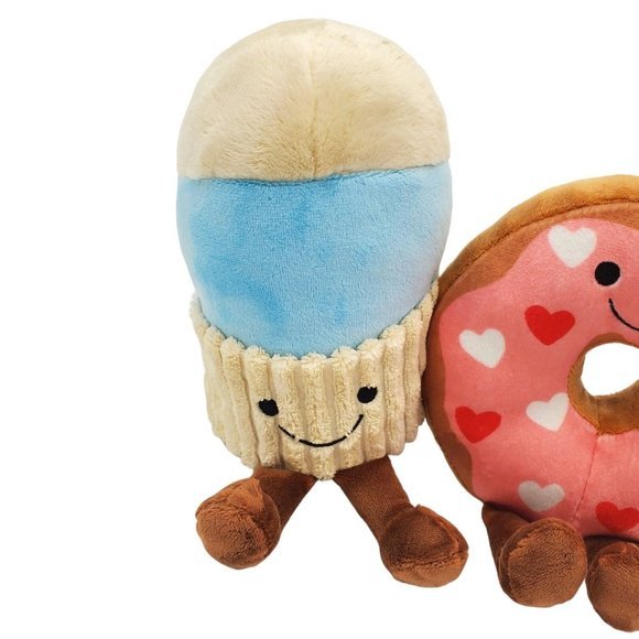 Frankford Valentine Plush Donut Let Me Go Pair Couples 2022 Donut & Cup Gift - Picture 5 of 5